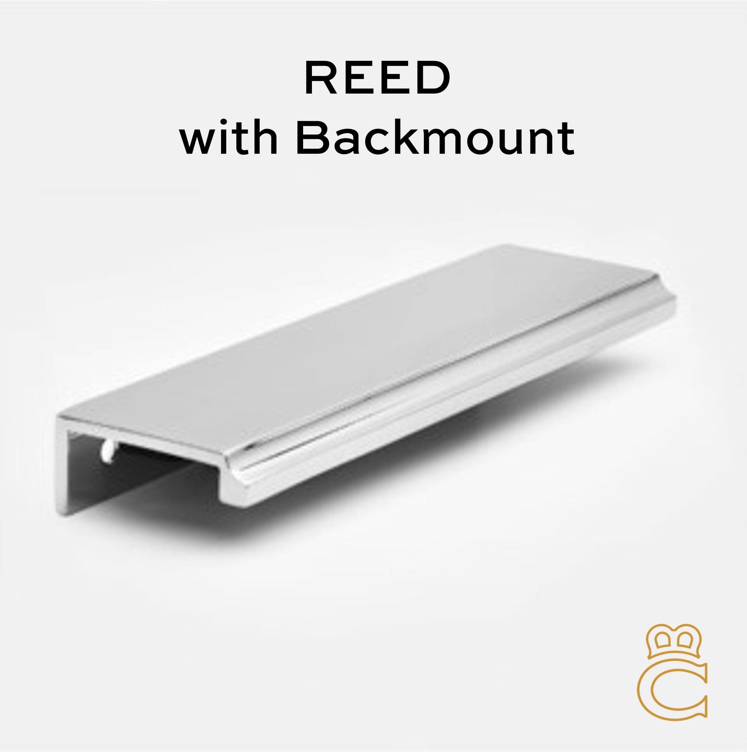 Edge Pull - Reed with Backmount