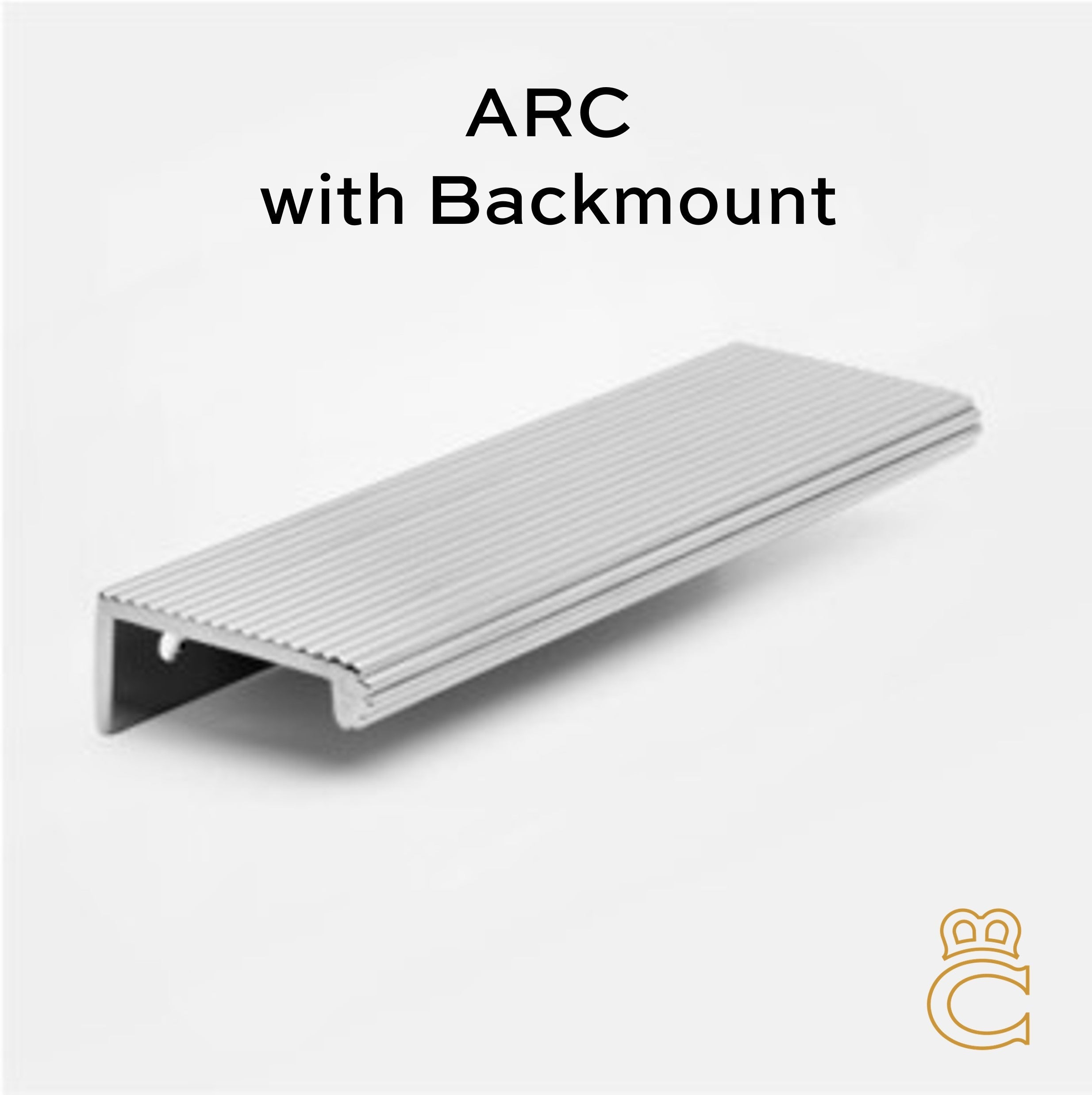 Edge Pull - Arc with Backmount